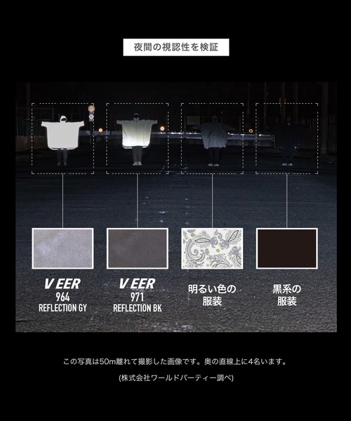 KiU（キウ）の「ライトに反射する安全ショルダーバッグ【VEER】フルリフレクターメッシュ ショルダーバッグ（ショルダーバッグ・メンズ・シルバー/ブラック・FREE）」の13枚目の写真