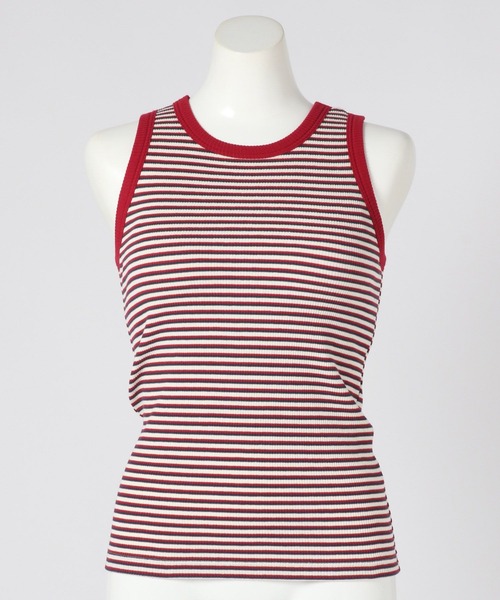 Healthknit（ヘルスニット）の「【Healthknit × bijorie】カップ付きアメスリ／NEW BASIC（タンクトップ・レディース・グリーン/ブラウン/レッド・LARGE/MEDIUM/LG）」の10枚目の写真