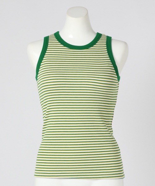 Healthknit（ヘルスニット）の「【Healthknit × bijorie】カップ付きアメスリ／NEW BASIC（タンクトップ・レディース・グリーン/ブラウン/レッド・LARGE/MEDIUM/LG）」の12枚目の写真