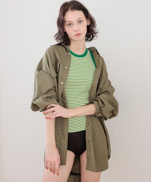 Healthknit（ヘルスニット）の「【Healthknit × bijorie】カップ付きアメスリ／NEW BASIC（タンクトップ・レディース・グリーン/ブラウン/レッド・LARGE/MEDIUM/LG）」の6枚目の写真