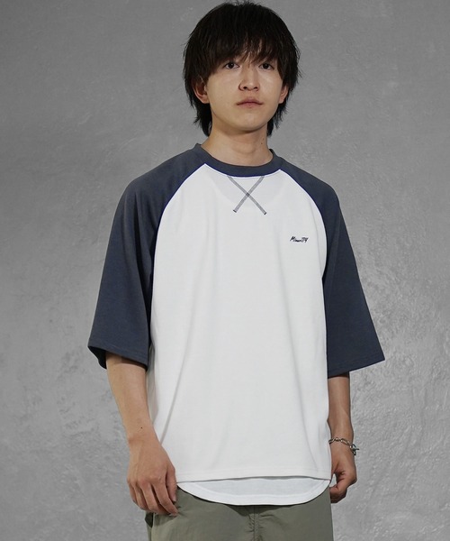 付属品完備Subculture ラグランスリーブシャツ ブラック&ホワイト ２ 付属品完備Subculture ラグランスリーブシャツ ブラック&ホワイト 2