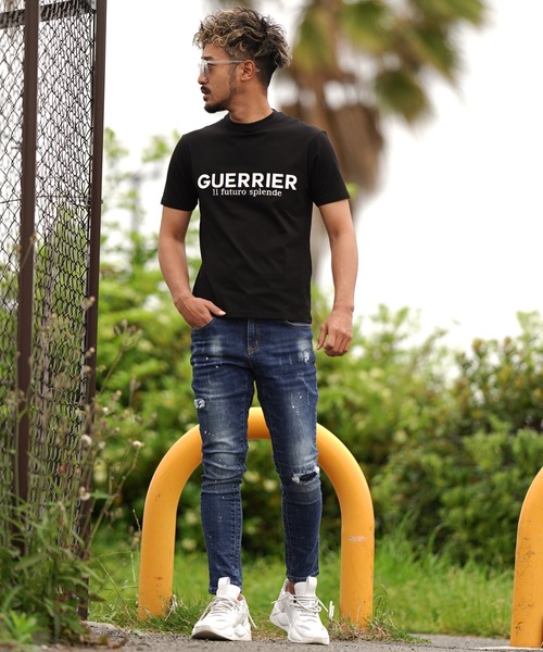 adamsJUGGLER(アダムスジャグラー)の「ゲリエティー(Tシャツ/カットソー・メンズ・ホワイト/ブラック・S/M/L/XL/XXL)」の4枚目の写真