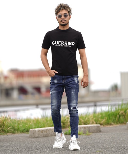 adamsJUGGLER(アダムスジャグラー)の「ゲリエティー(Tシャツ/カットソー・メンズ・ホワイト/ブラック・S/M/L/XL/XXL)」の14枚目の写真