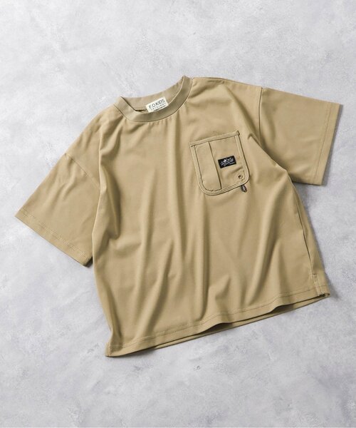 F.O.KIDS（エフオーキッズ）の「【水陸両用】ハイブリッド BIG Tee（Tシャツ/カットソー・キッズ・ブラック/ベージュ/カーキ/ブルー・90/100/110/120/80/130/95/140/150）」の2枚目の写真