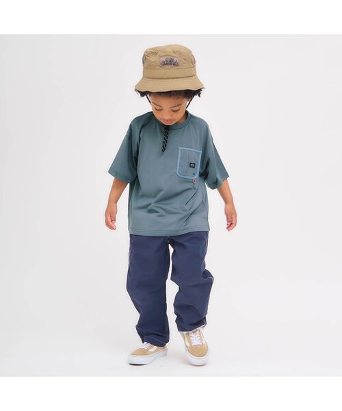 F.O.KIDS（エフオーキッズ）の「【水陸両用】ハイブリッド BIG Tee（Tシャツ/カットソー・キッズ・ブラック/ベージュ/カーキ/ブルー・90/100/110/120/80/130/95/140/150）」の5枚目の写真