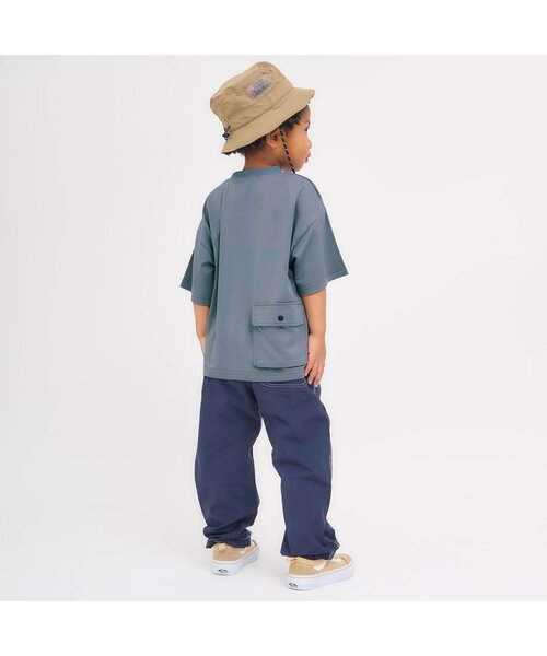 F.O.KIDS（エフオーキッズ）の「【水陸両用】ハイブリッド BIG Tee（Tシャツ/カットソー・キッズ・ブラック/ベージュ/カーキ/ブルー・90/100/110/120/80/130/95/140/150）」の6枚目の写真
