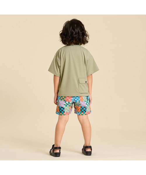 F.O.KIDS（エフオーキッズ）の「【水陸両用】ハイブリッド BIG Tee（Tシャツ/カットソー・キッズ・ブラック/ベージュ/カーキ/ブルー・90/100/110/120/80/130/95/140/150）」の9枚目の写真