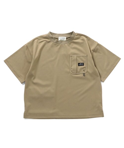F.O.KIDS（エフオーキッズ）の「【水陸両用】ハイブリッド BIG Tee（Tシャツ/カットソー・キッズ・ブラック/ベージュ/カーキ/ブルー・90/100/110/120/80/130/95/140/150）」の13枚目の写真