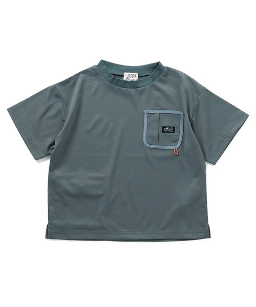 F.O.KIDS（エフオーキッズ）の「【水陸両用】ハイブリッド BIG Tee（Tシャツ/カットソー・キッズ・ブラック/ベージュ/カーキ/ブルー・90/100/110/120/80/130/95/140/150）」の20枚目の写真