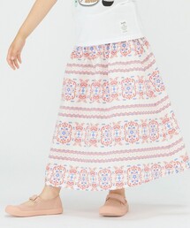 SHIPS Colors（シップス カラーズ）の「SHIPS Colors:〈洗濯機可能〉2WAY プリント スカート(100~140cm)（スカート）」