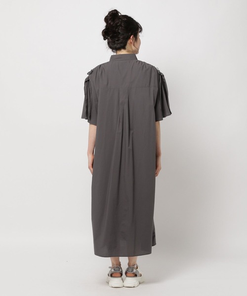 niko and（ニコアンド）の「マーセシャーリングスリットワンピース