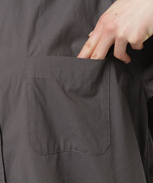 niko and...（ニコアンド）の「マーセシャーリングスリットワンピース（シャツワンピース・レディース・チャコール/イエロー/ブルー・MEDIUM/LARGE）」の22枚目の写真