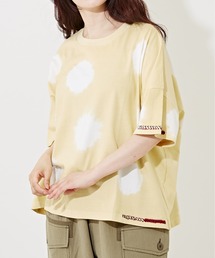 CUBE SUGAR | インド綿タイダイドット柄ドルマンTシャツ(Tシャツ/カットソー)