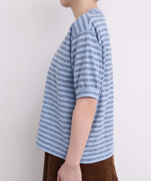 アトリエgg ボーダーカットソー サイズ1ハーフ アトリエgg