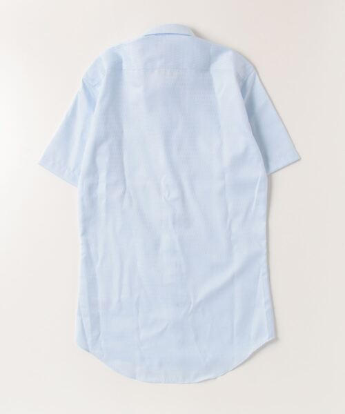TOKYO SHIRTS(トウキョウシャツ)の「超形態安定ノーアイロン ボタンダウン 半袖ビジネスワイシャツ(ビジネスシャツ・メンズ・ブルー・首回り43cm/首回り42cm/首回り41cm/首回り39cm/首回り37cm)」の7枚目の写真