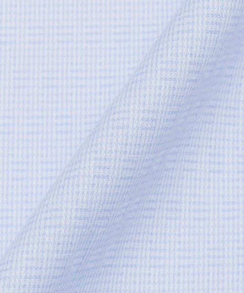 TOKYO SHIRTS(トウキョウシャツ)の「超形態安定ノーアイロン ボタンダウン 半袖ビジネスワイシャツ(ビジネスシャツ・メンズ・ブルー・首回り43cm/首回り42cm/首回り41cm/首回り39cm/首回り37cm)」の5枚目の写真