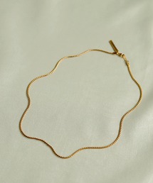 TEN. | 18KGP ツイストチェーンネックレス 38cm(ネックレス)