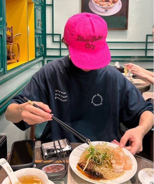 Perushu（ペルーシュ）の「Perushu × fruit of the loom コラボTシャツ（Tシャツ/カットソー・メンズ・ネイビー/オフホワイト・MEDIUM/LARGE）」の12枚目の写真
