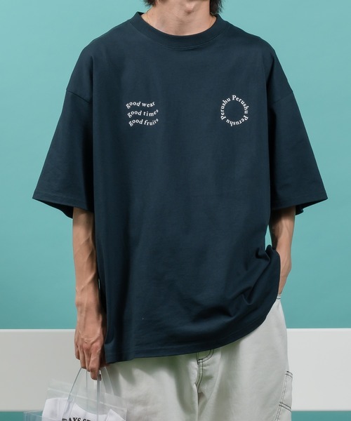 トップス Perushu Perushu tシャツ レトロアソートプリントTシャツ メンズ
