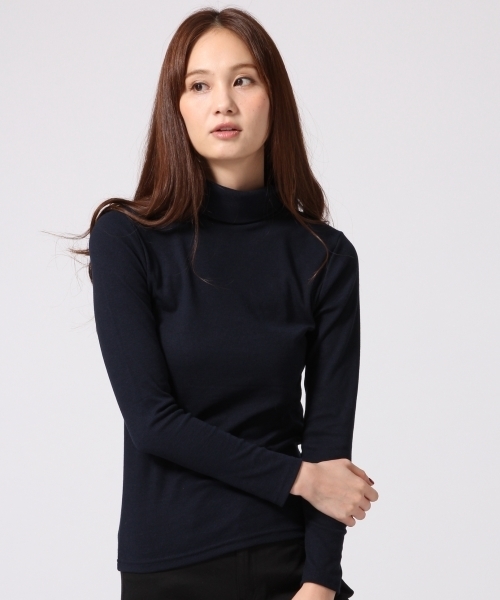 GLOBAL WORK（グローバルワーク）の「スパンテレコタートル長袖/567031（Tシャツ/カットソー・レディース・その他/ライトグレー/ブラック/ネイビー/ホワイト/グレー/ダークブルー/ブラウン/カーキ・SMALL/LARGE/MEDIUM）」の8枚目の写真