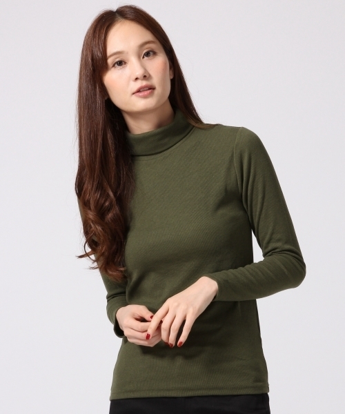 GLOBAL WORK（グローバルワーク）の「スパンテレコタートル長袖/567031（Tシャツ/カットソー・レディース・その他/ライトグレー/ブラック/ネイビー/ホワイト/グレー/ダークブルー/ブラウン/カーキ・SMALL/LARGE/MEDIUM）」の7枚目の写真