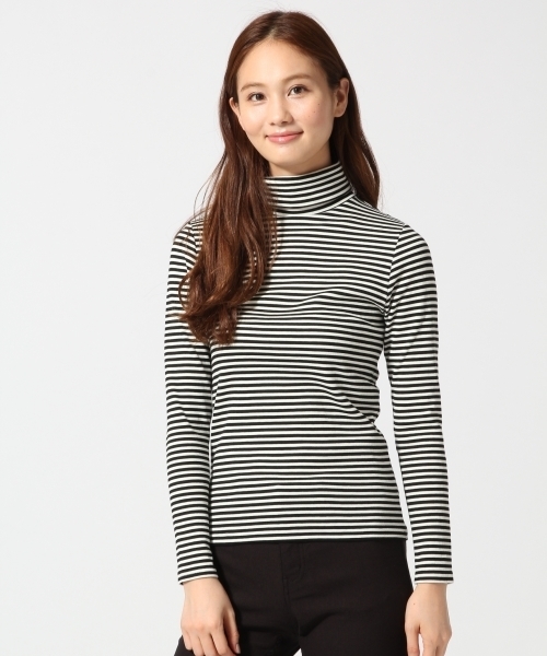 GLOBAL WORK（グローバルワーク）の「スパンテレコタートル長袖/567031（Tシャツ/カットソー・レディース・その他/ライトグレー/ブラック/ネイビー/ホワイト/グレー/ダークブルー/ブラウン/カーキ・SMALL/LARGE/MEDIUM）」の9枚目の写真