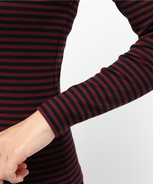 GLOBAL WORK（グローバルワーク）の「スパンテレコタートル長袖/567031（Tシャツ/カットソー・レディース・その他/ライトグレー/ブラック/ネイビー/ホワイト/グレー/ダークブルー/ブラウン/カーキ・SMALL/LARGE/MEDIUM）」の14枚目の写真