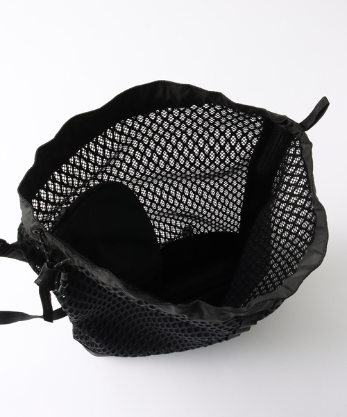 Snow Peak（スノーピーク）の「SNOWPEAK / スノーピーク Double Face Mesh Shoulder Bag（ショルダーバッグ・メンズ・ブラック・FREE）」の6枚目の写真