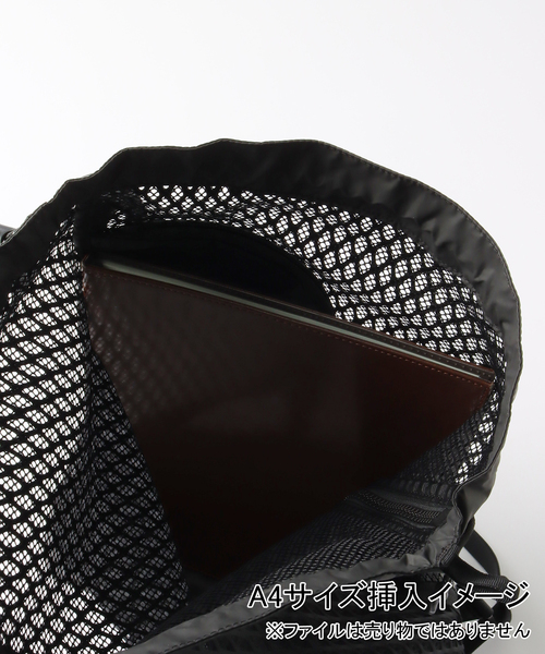Snow Peak（スノーピーク）の「SNOWPEAK / スノーピーク Double Face Mesh Shoulder Bag（ショルダーバッグ・メンズ・ブラック・FREE）」の7枚目の写真