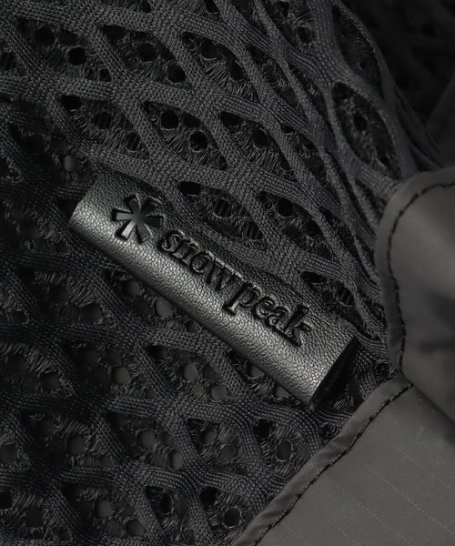Snow Peak（スノーピーク）の「SNOWPEAK / スノーピーク Double Face Mesh Shoulder Bag（ショルダーバッグ・メンズ・ブラック・FREE）」の14枚目の写真