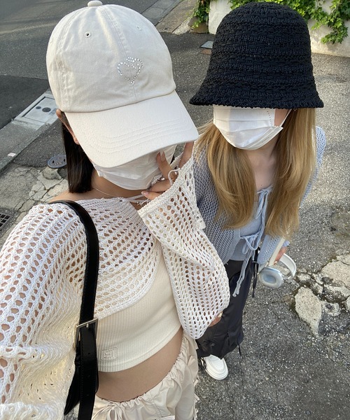 RiLi(リリ)の「クロップドローゲージカーデ【RL】(カーディガン/ボレロ・レディース・ライトベージュ/ブラック/グレー・FREE)」の11枚目の写真