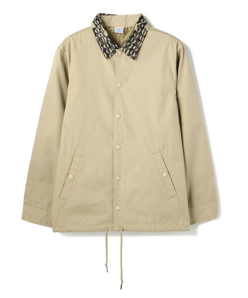 blackmeans（ブラックミーンズ）の「JUN KANEKOxBlackmeans/ジュンカネコ×ブラックミーンズ/Coach Jacket/コーチジャケット（その他アウター・メンズ・ブラック/ベージュ・XL/L/M）」の4枚目の写真