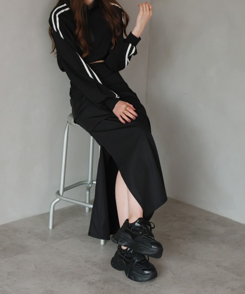 VIVIAN（ヴィヴィアン）の「厚底異素材コンビダッドスニーカー（スニーカー・レディース・ブラック/シルバー・S/M/L/LL）」の7枚目の写真