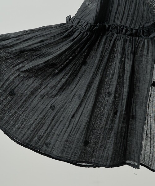 FREAK'S STORE（フリークスストア）の「ワッシャーハート刺繍 キャミビスチェ（キャミソール・レディース・ピンク/ブラック/オフホワイト・ﾌﾘ-）」の17枚目の写真