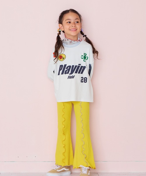 BIG FIELD（ビッグフィールド）の「L/Sサッカーゲームシャツ（Tシャツ/カットソー・キッズ・チャコール/レッド/ブルー/オフホワイト・XL/L/M/S）」の8枚目の写真