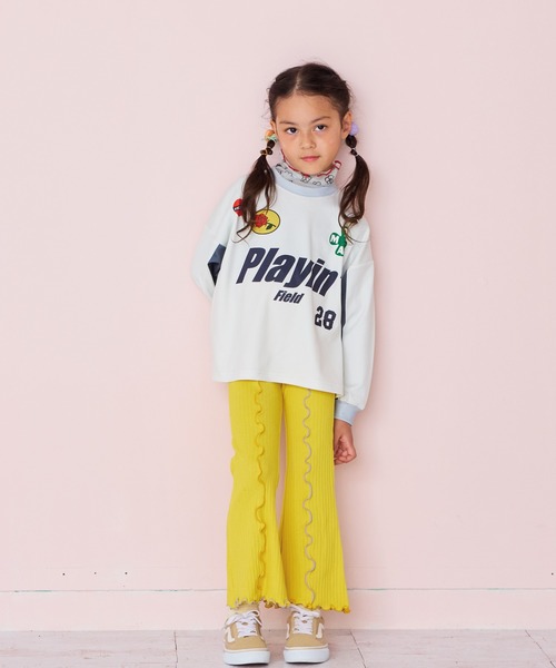 BIG FIELD（ビッグフィールド）の「L/Sサッカーゲームシャツ（Tシャツ/カットソー・キッズ・チャコール/レッド/ブルー/オフホワイト・XL/L/M/S）」の10枚目の写真