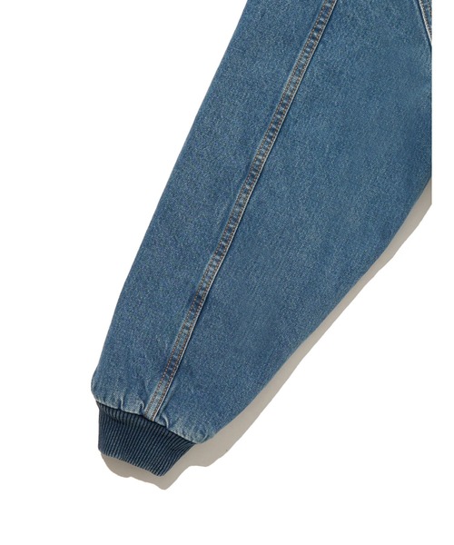 Levi's（リーバイス）の「Levi's/リーバイス WORKWEAR POTRERO デニム フーディー ミディアムインディゴ GET INVOLVED（パーカー・メンズ・インディゴブルー・S/M/L/XL）」の5枚目の写真