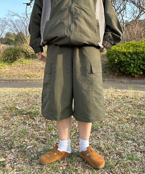 favclo.(ファブクロ)の「2WAYナイロンカーゴパンツ【SET UP着用可能】(カーゴパンツ・レディース・ボルドー/カーキ・FREE)」の19枚目の写真