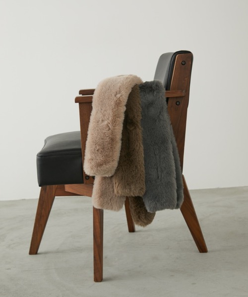 Aunt Marie's（アントマリーズ）の「ミニファーティペット/スヌード（ネックウォーマー/スヌード・レディース・チャコールグレー/モカ/ベージュ・FREE）」の17枚目の写真