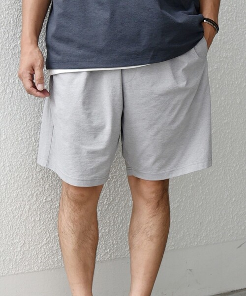 【WEB限定】SHIPS any: リラックス メランジ イージー ショーツ(セットアップ対応)◇(その他パンツ)|SHIPS any(シップス エニィ)