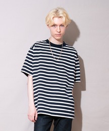 【FACTOTUM】 Border Short Sleeve T
