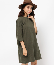 MOUSSY | MIDDLE SLEEVE CUT OP(ワンピース)
