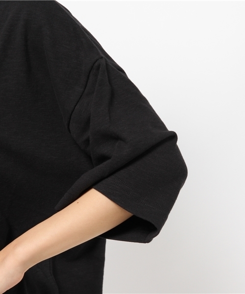 MOUSSY（マウジー）の「MIDDLE SLEEVE CUT OP（ワンピース・レディース・ブラック/カーキ系/ボルドー・FREE）」の9枚目の写真