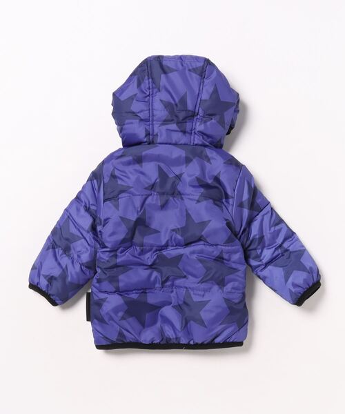 RUGGEDWORKS（ラゲッドワークス）の「星柄フードジャケット（ブルゾン・キッズ・チャコールグレー/ブルーパープル・80ｃｍ）」の3枚目の写真