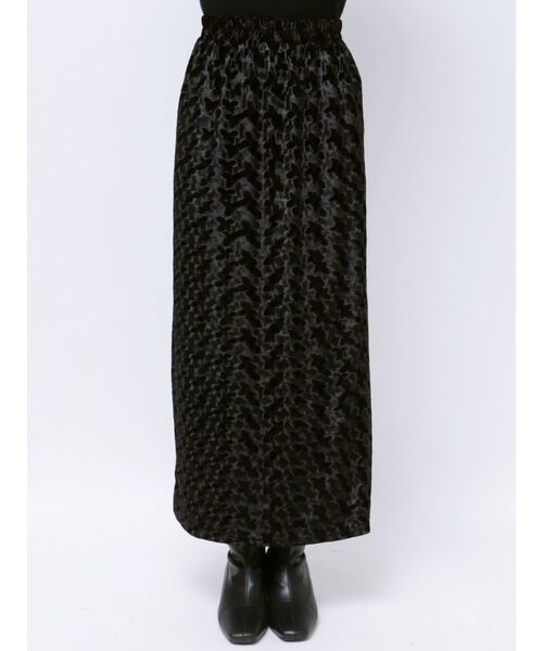 MURUA（ムルーア）の「ペイントベロアナロースカート（スカート・レディース・その他2/ブラック・FREE）」の16枚目の写真