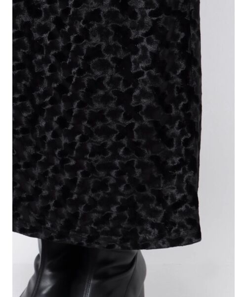 MURUA（ムルーア）の「ペイントベロアナロースカート（スカート・レディース・その他2/ブラック・FREE）」の20枚目の写真