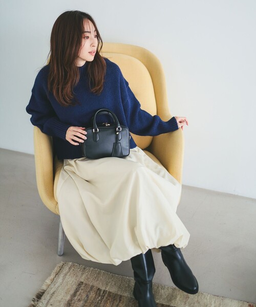 B:MING by BEAMS(ビーミングバイビームス)の「バルーン スカート(S~M)(スカート・レディース・ナチュラル/ブラック/オリーブ・SMALL/MEDIUM)」の9枚目の写真