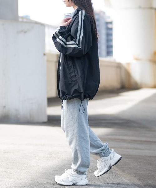 Red Cap Girl（レッドキャプガール）の「【a-r】〔RedCapGirl/レッドキャップガール〕ラバーイラスト サイドライン ナイロンラグランジャケット（ナイロンジャケット・メンズ・ネイビー/ブラック/カーキ/チャコールグレー/ネイビー系/ライトグレー/ブラック系・MEDIUM/LARGE）」の8枚目の写真