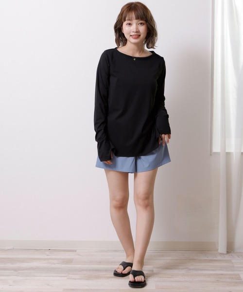 STONE  ブラックショートパンツ　水着 セール】スイムショートパンツ [水着 水陸両用 レディース