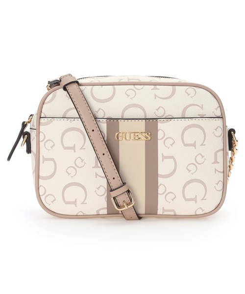 Guess(ゲス)の「BRECKEN Mini Crossbody(ショルダーバッグ・レディース・ピンク/ブラウン/ダークグレー・ONE SIZE)」の3枚目の写真